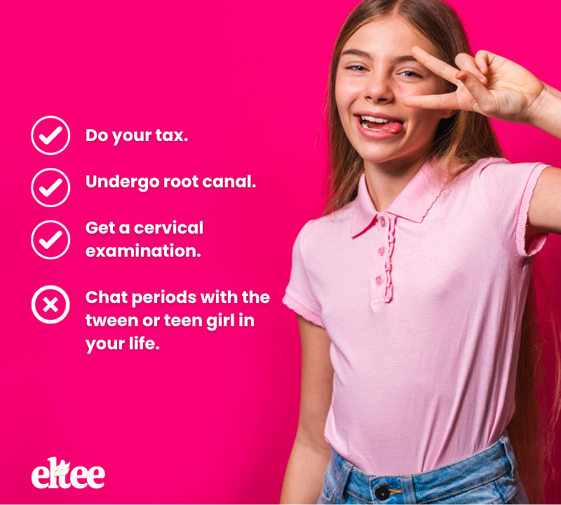 4 signs of girl first period eltee sydney